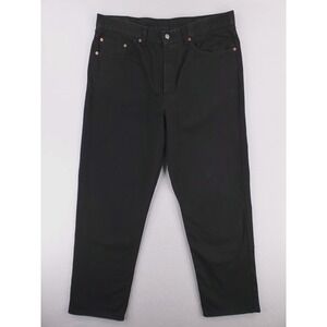 Levis 550 Jeans Mens 38x30 Black Relaxed Tapered Classic Heavy Denim Baggy 90s